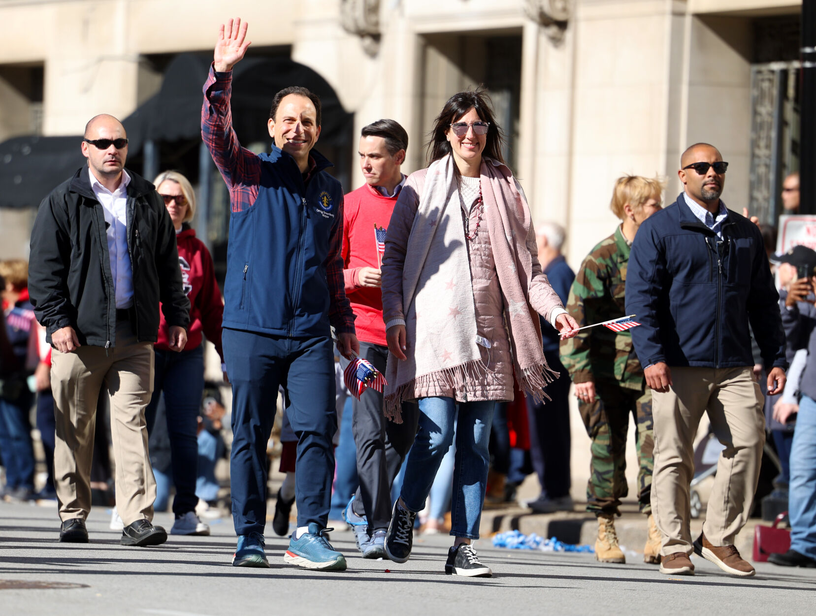 Mayor Craig Greenberg at Veterans Day Parade.JPG